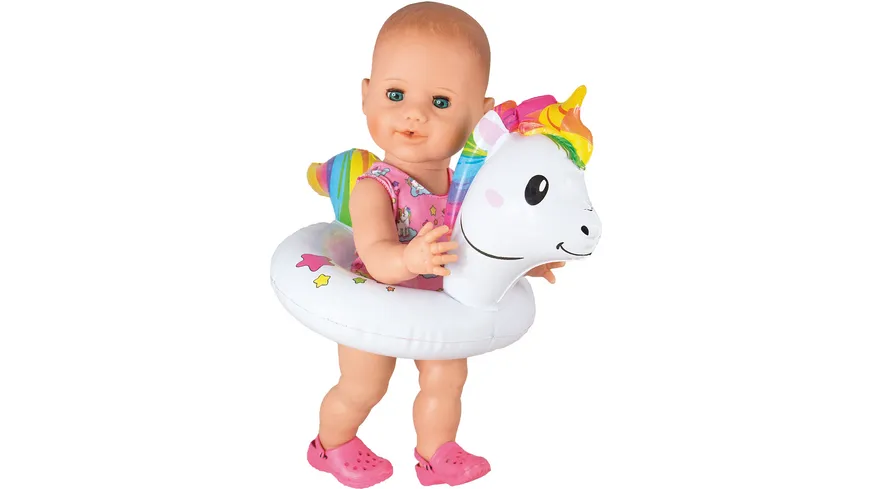 Heless - Schwimmset Einhorn Henri, Gr. 35-45 cm