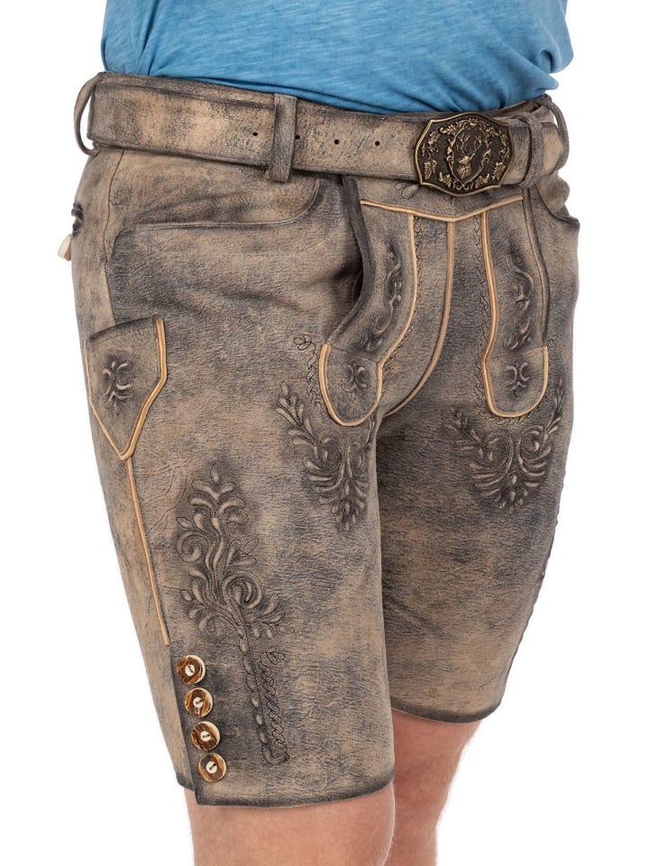 MADDOX Lederhose WERNHART in beige günstig kaufen