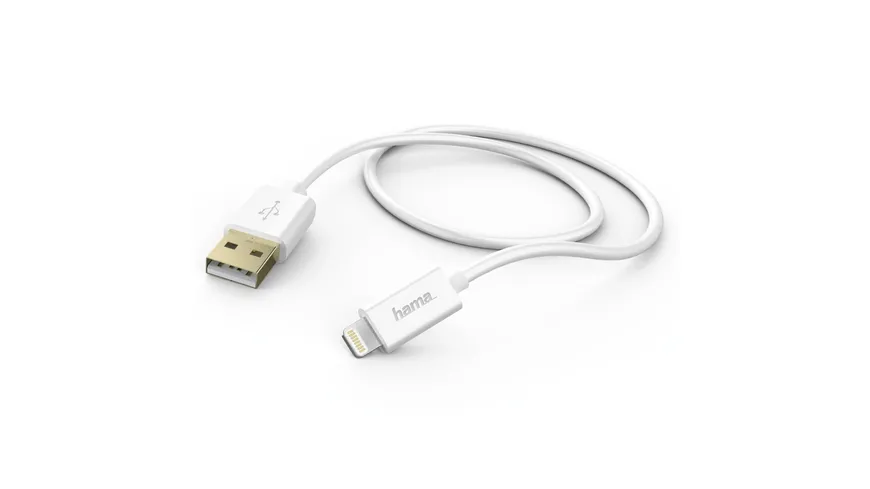 Hama Lade-/Datenkabel, Lightning, 1,5 m, Weiß