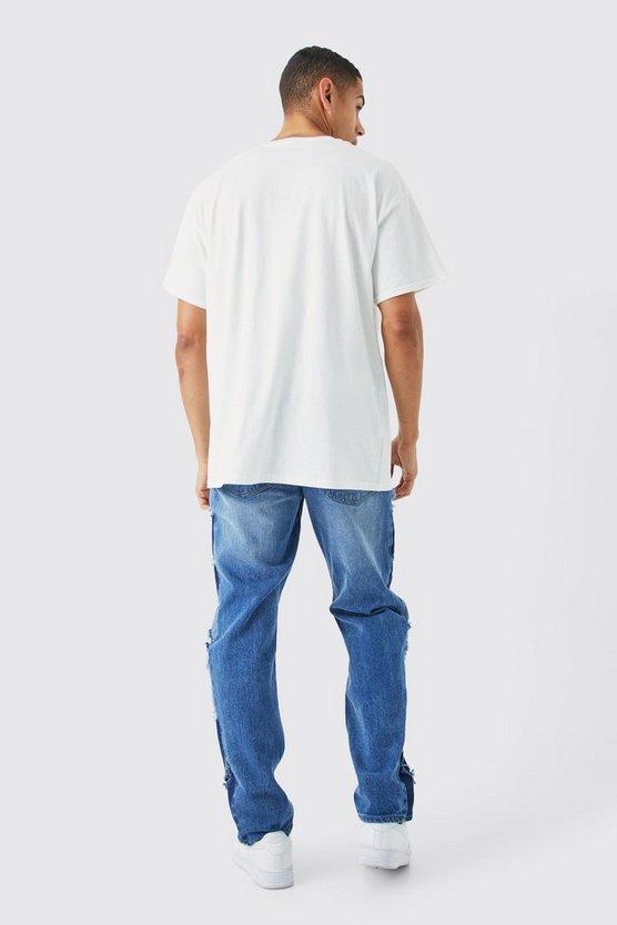 Oversize T-Shirt mit lizenziertem X Men Print