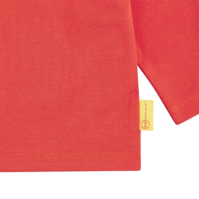 T-Shirt langarm, rot für Mädchen