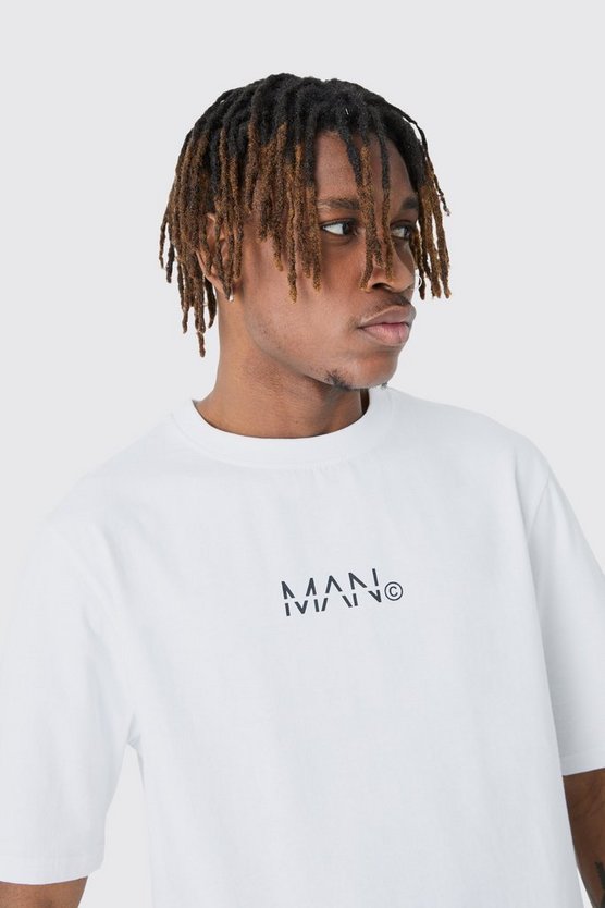 Tall T-Shirt mit Original Man Print