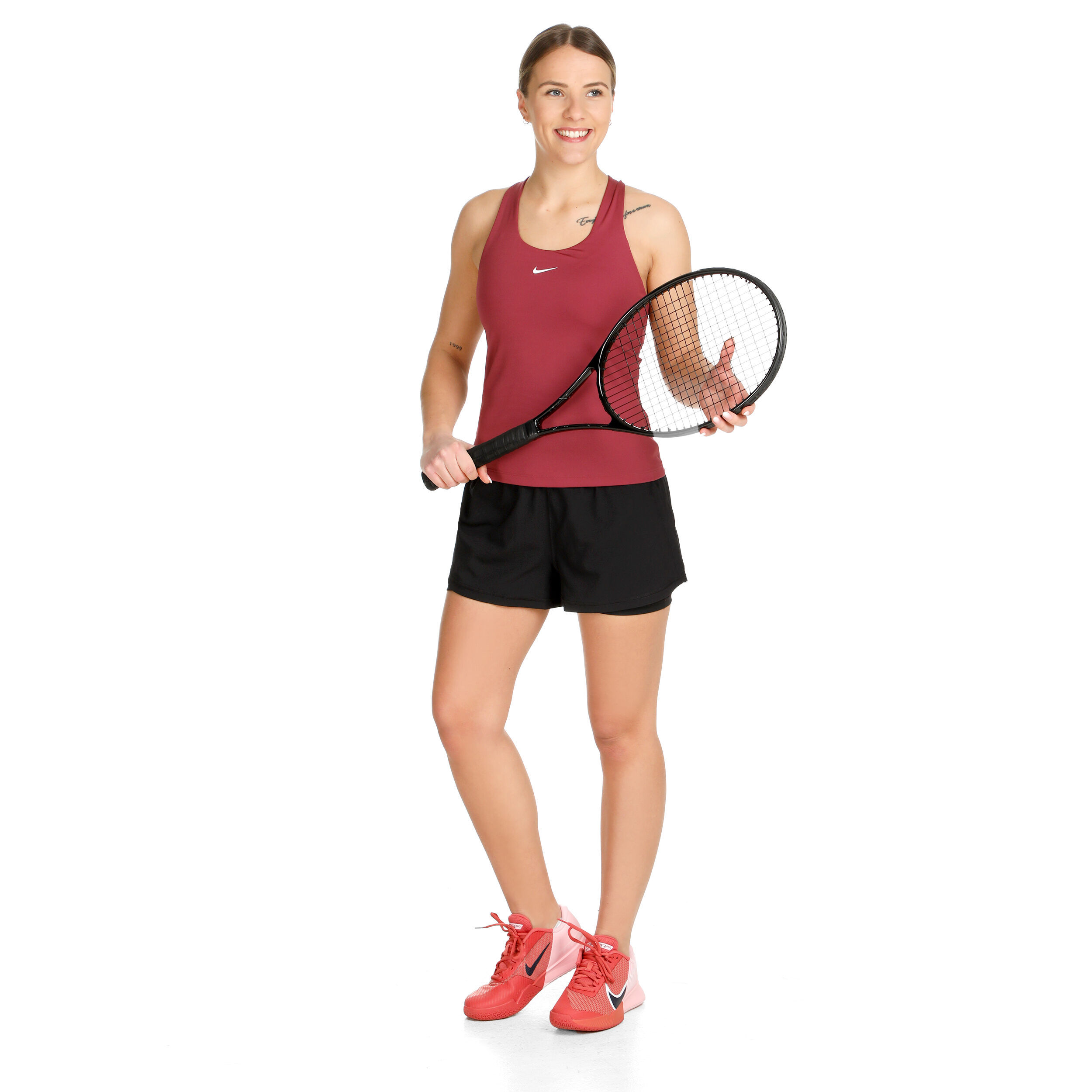 Dri-Fit Advantage Court Shorts Damen - Schwarz
