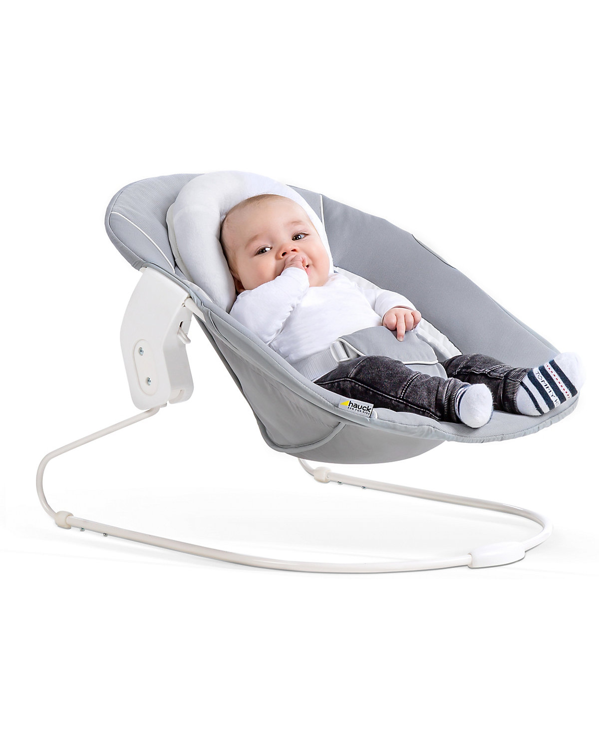 Bouncer 2in1 für Hochstuhl Alpha+ und Beta+ Newborn Set, Stretch Grey