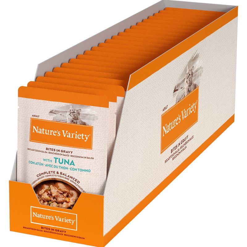Sparpaket Nature's Variety Bites in Soße 44 x 85 g