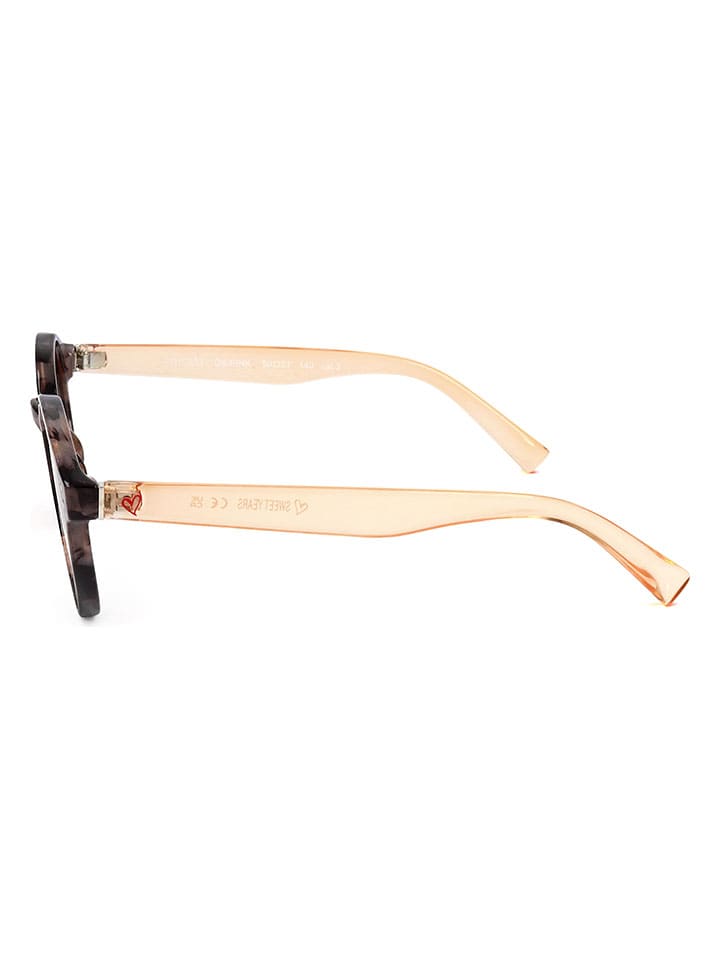 SWEET YEARS Unisex-Sonnenbrille in Braun/ Creme günstig kaufen 50