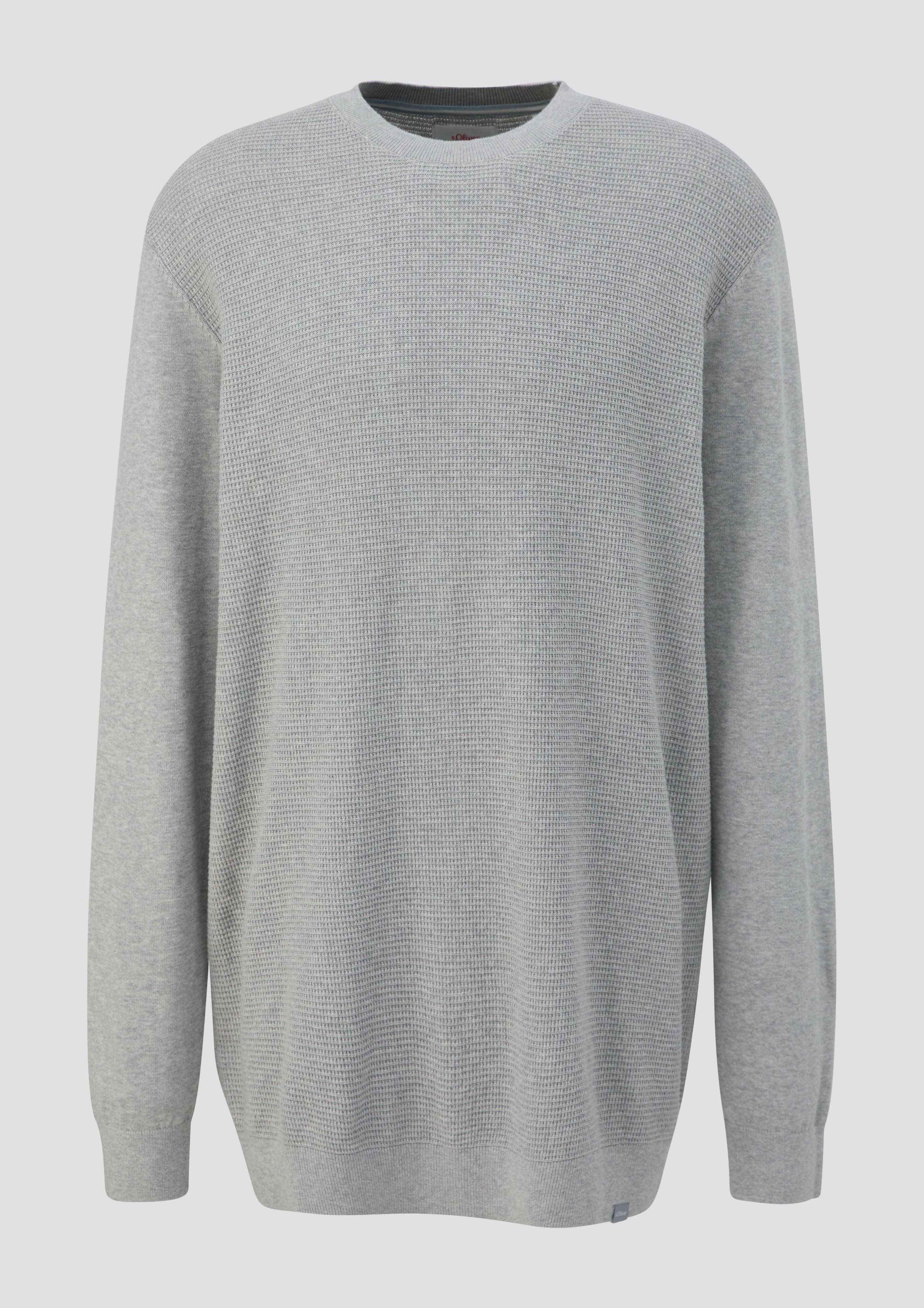 Strickpullover im Fabricmix  2143464-90W1
