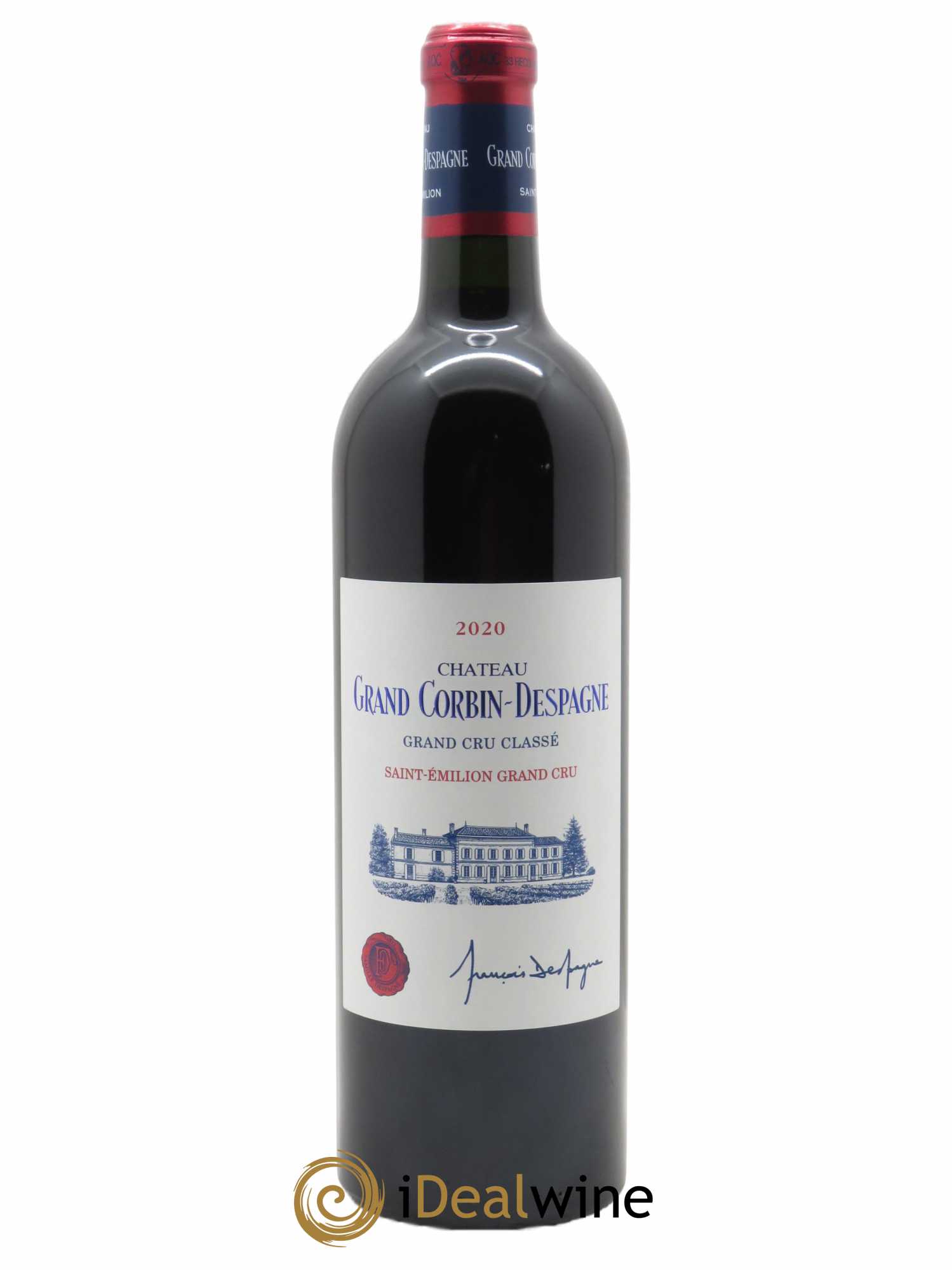 Château Grand Corbin Despagne Grand Cru Classé (CBO à partir de 6 BTS) 2020 - Lot de 1 Bouteille