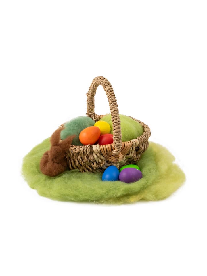 Wollmanufaktur Filges Ostergras aus Bioland Wolle Grüntöne in grün günstig kaufen onesize