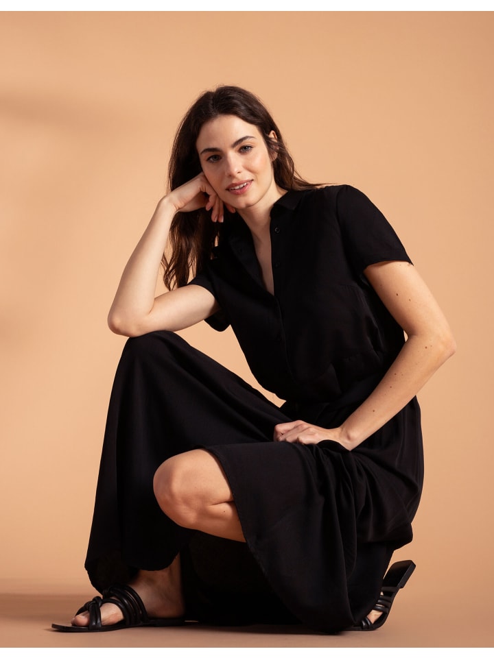 More & More Maxiblusenkleid in schwarz günstig kaufen