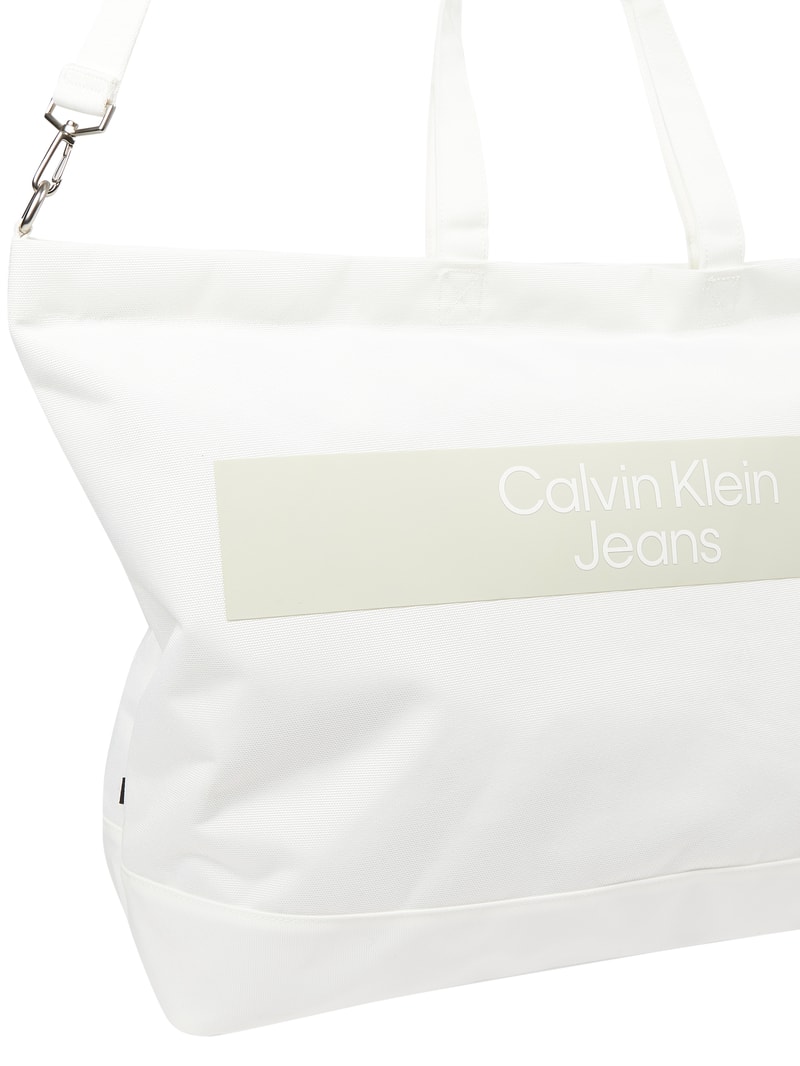 Shopper mit Logo  in weiß