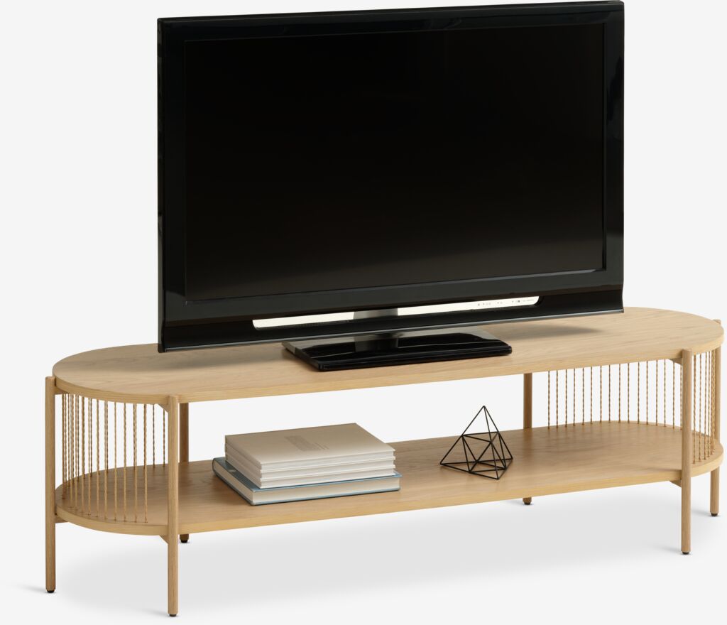 SNESLEV TV-benk SNESLEV 1 hylle eikefarget