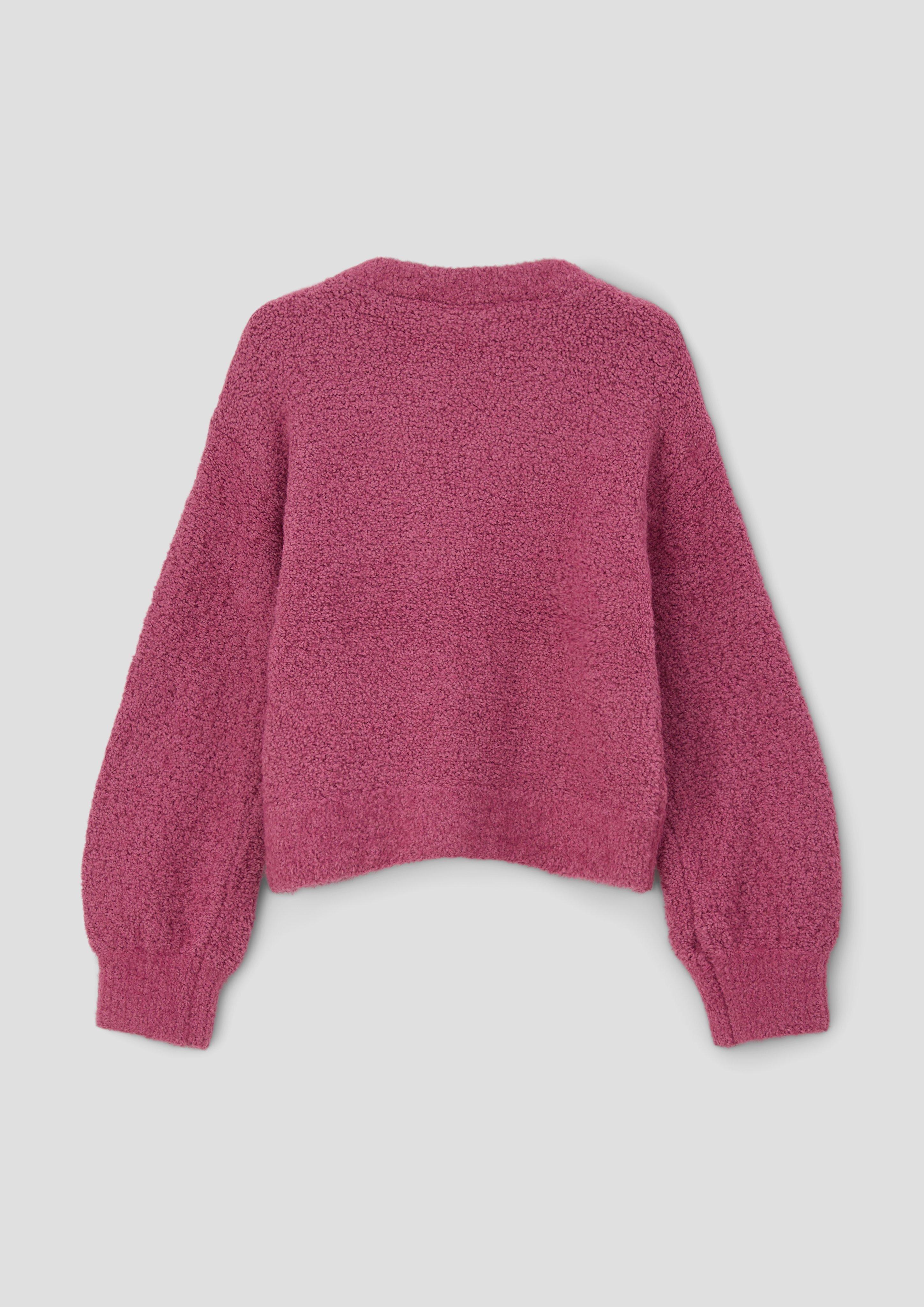Bouclé-Cardigan mit Pailletten-Detail  2133915-4592