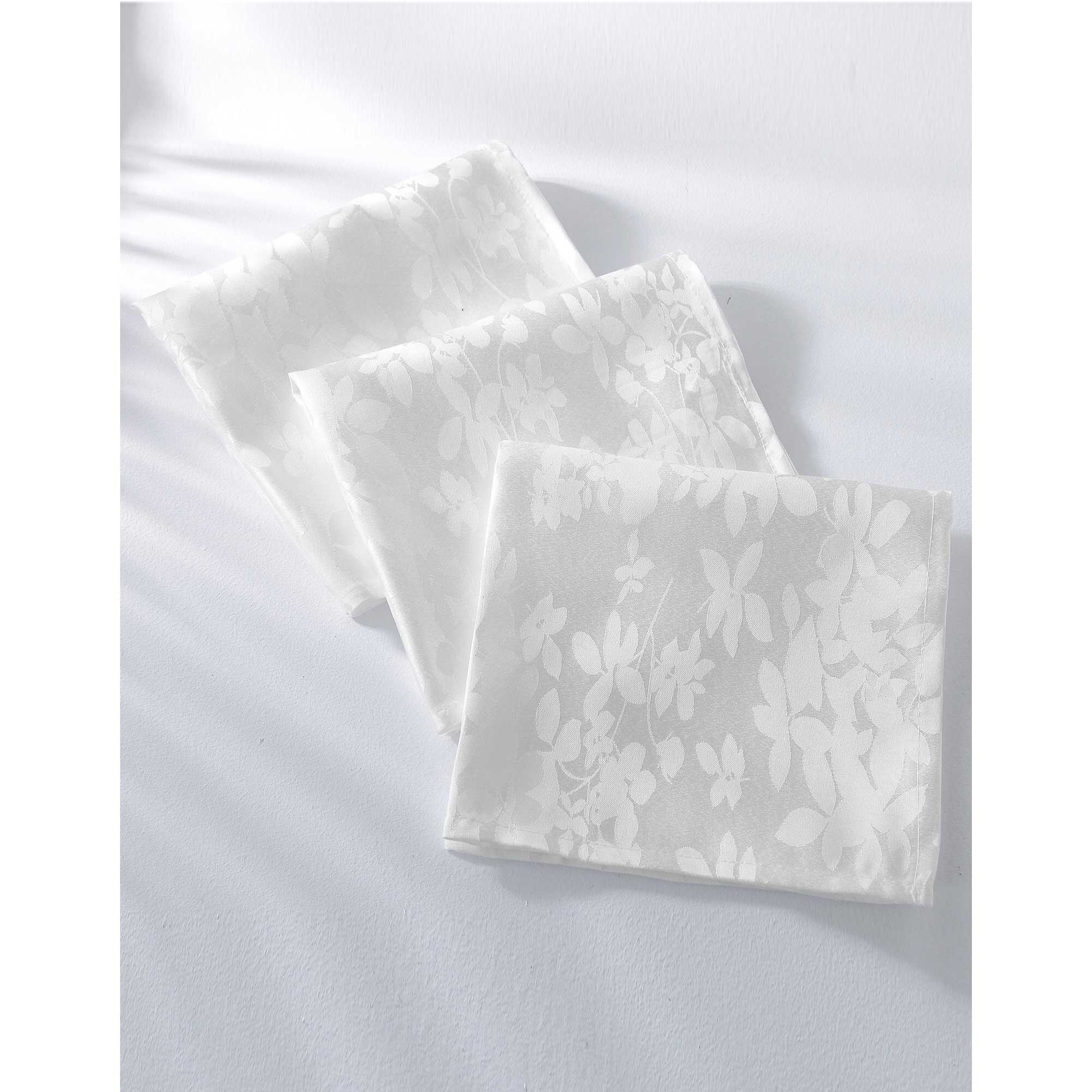 Nappe damassée feuillages Colombine