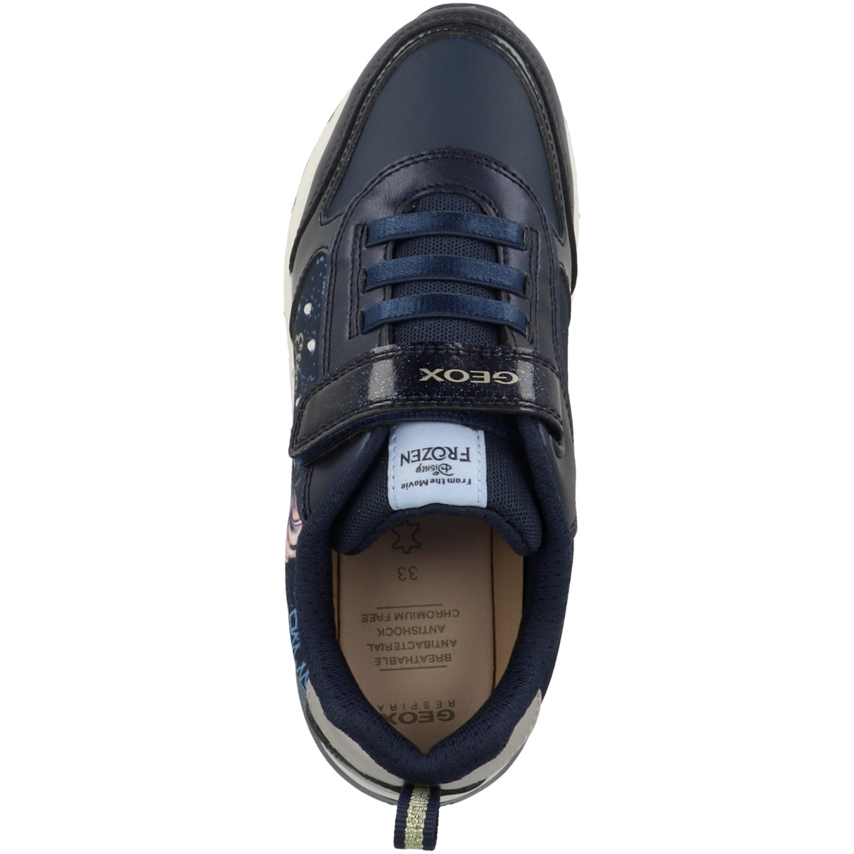 Geox J Spaceclub G. D Sneaker low blau