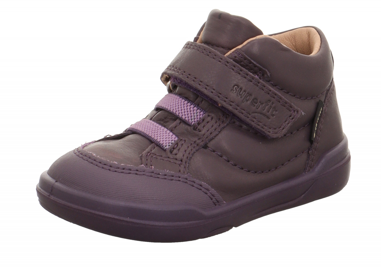 SUPERFREE - Lila Sneaker high mit Klettverschluss