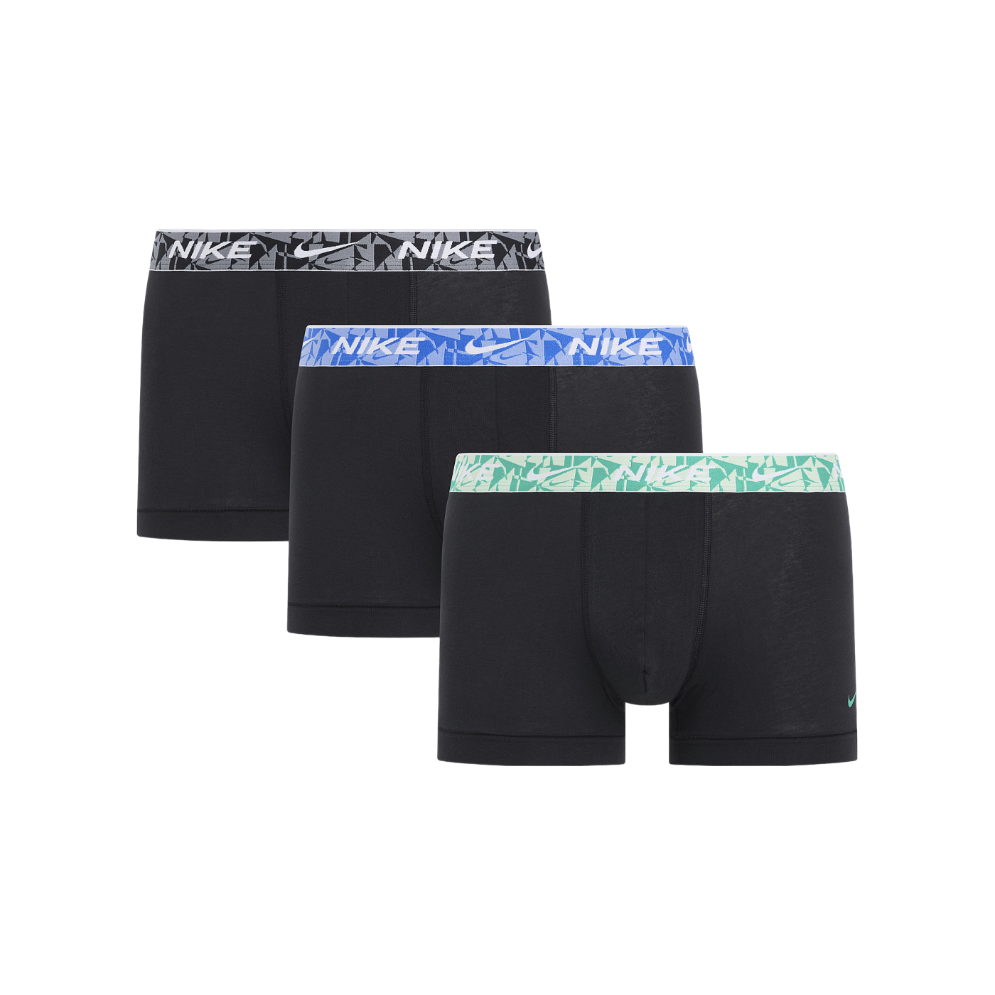 Nike Cotton Trunk 3er Pack Boxershort Schwarz FU9L