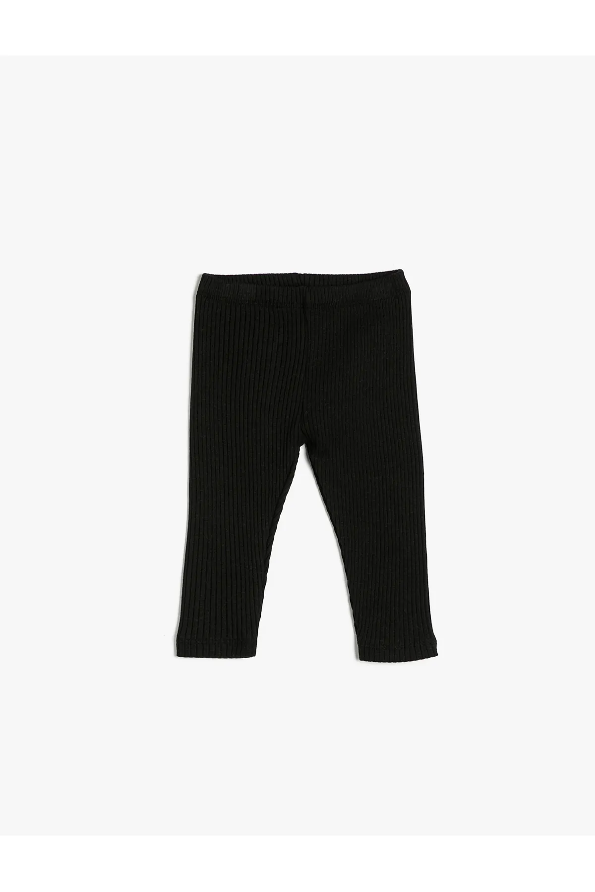 Koton  Basic-Leggings aus gerippter, elastischer Taille aus Baumwolle