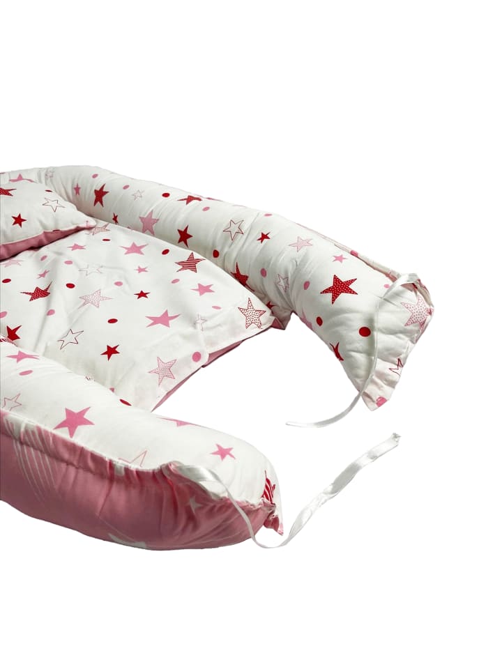 just2little Babynest mit Kissen in Rosa günstig kaufen onesize