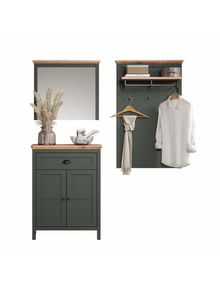 ebuy24 Garderobenmöbel Stanton Grün 169 x 39 cm günstig kaufen onesize