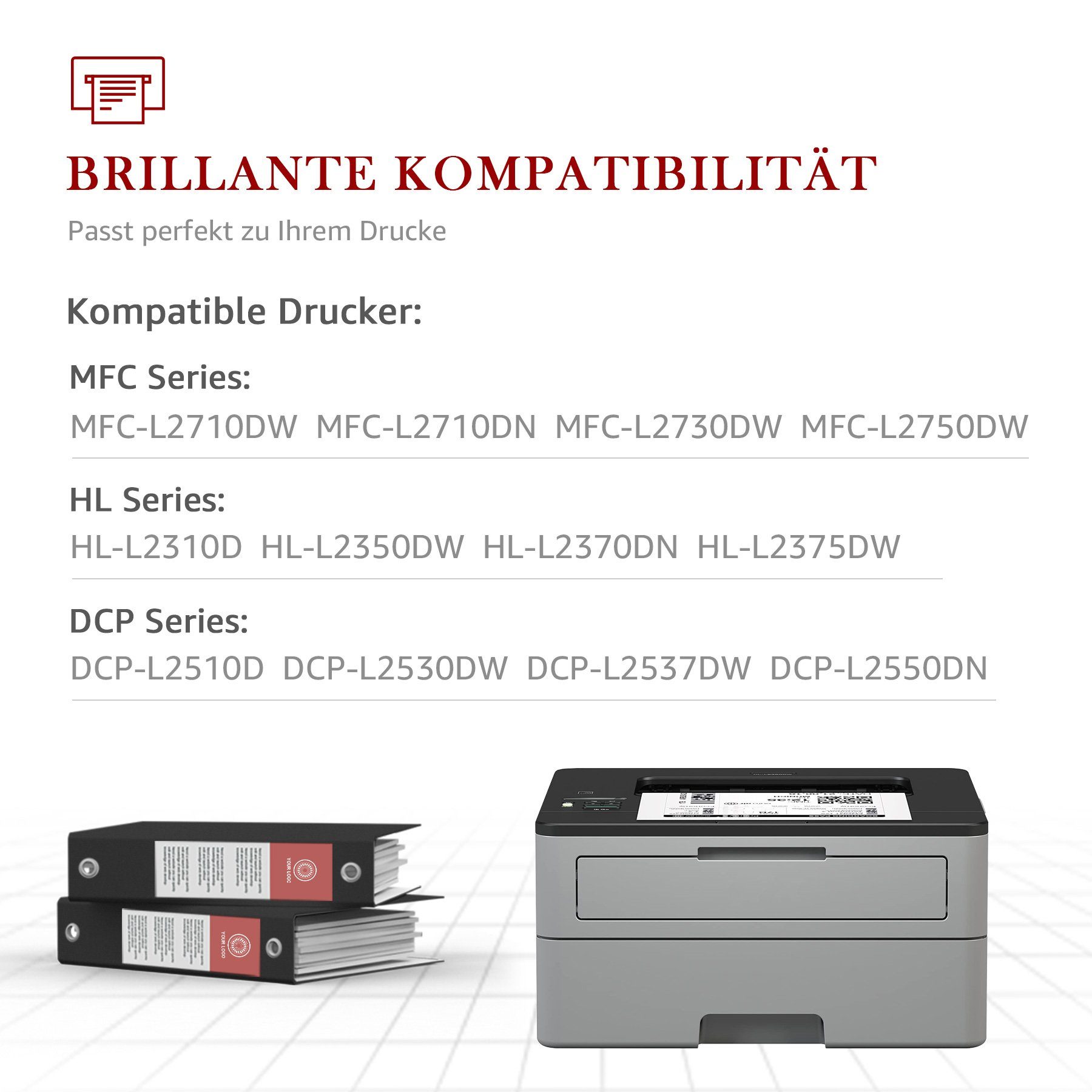 Toner Kingdom Tonerpatrone TN 2420 TN-2410 für Brother HL-L2310D DCP-L2510D MFC-L2710DN
