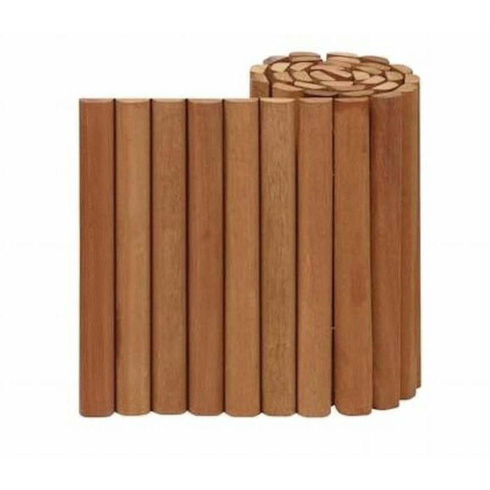 ROG-Gardenline Rasenkante, Bangkirai-Hartholz Beetumrandung - 180 x 40 cm