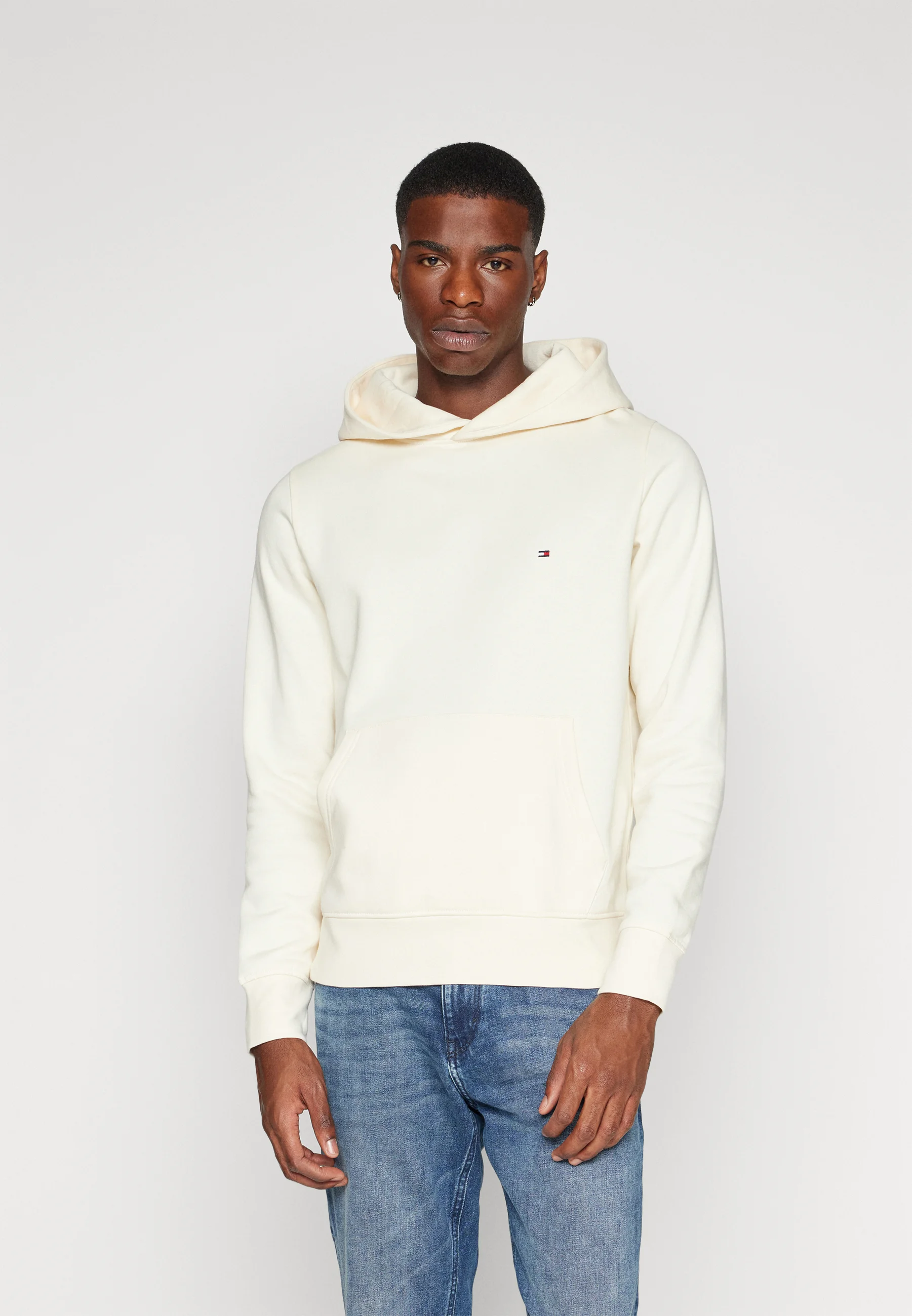 Sudadera con capucha y logo de la bandera de Tommy Hilfiger