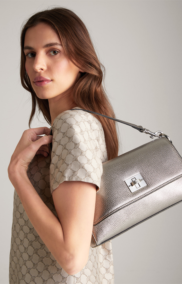 Schultertasche Splendere Muna in Silber