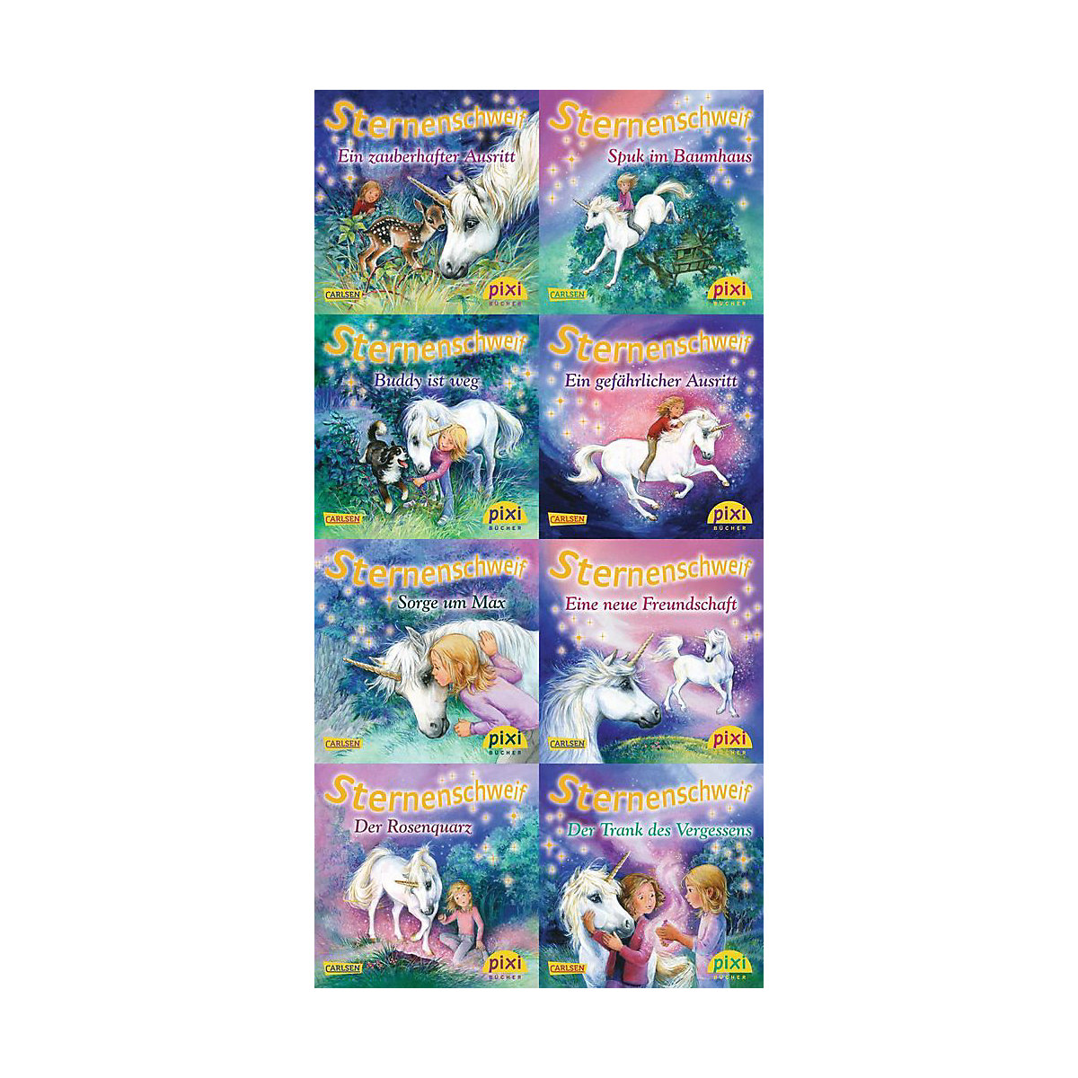 Pixi Bücher: Sternenschweif, 8 Hefte