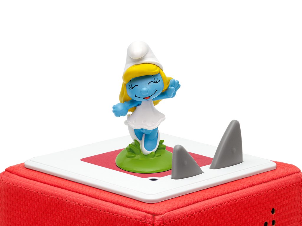 tonies Hörspielfigur Tonies-Die Schlümpfe -Ein unwiderschlumpfliches Lächeln, (1-St), Magnethaftend, handbemalt, integrierter NFC-Chip