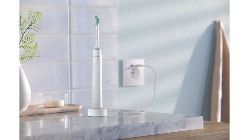 PHILIPS Sonicare 2100 Elektrische Schallzahnbürste, weiß, HX3651/13