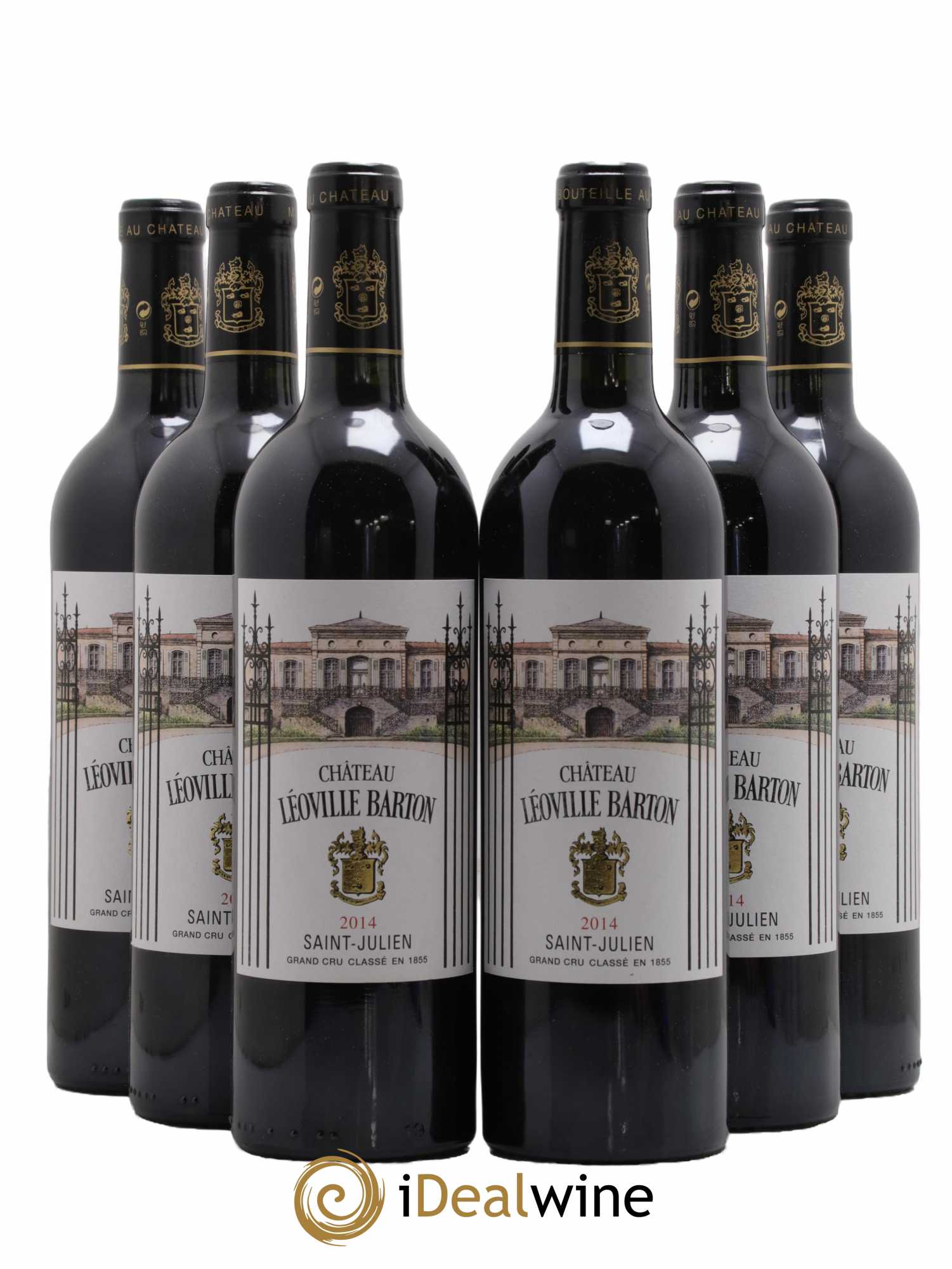 Château Léoville Barton 2ème Grand Cru Classé  2014 - Lot de 6 Bouteilles