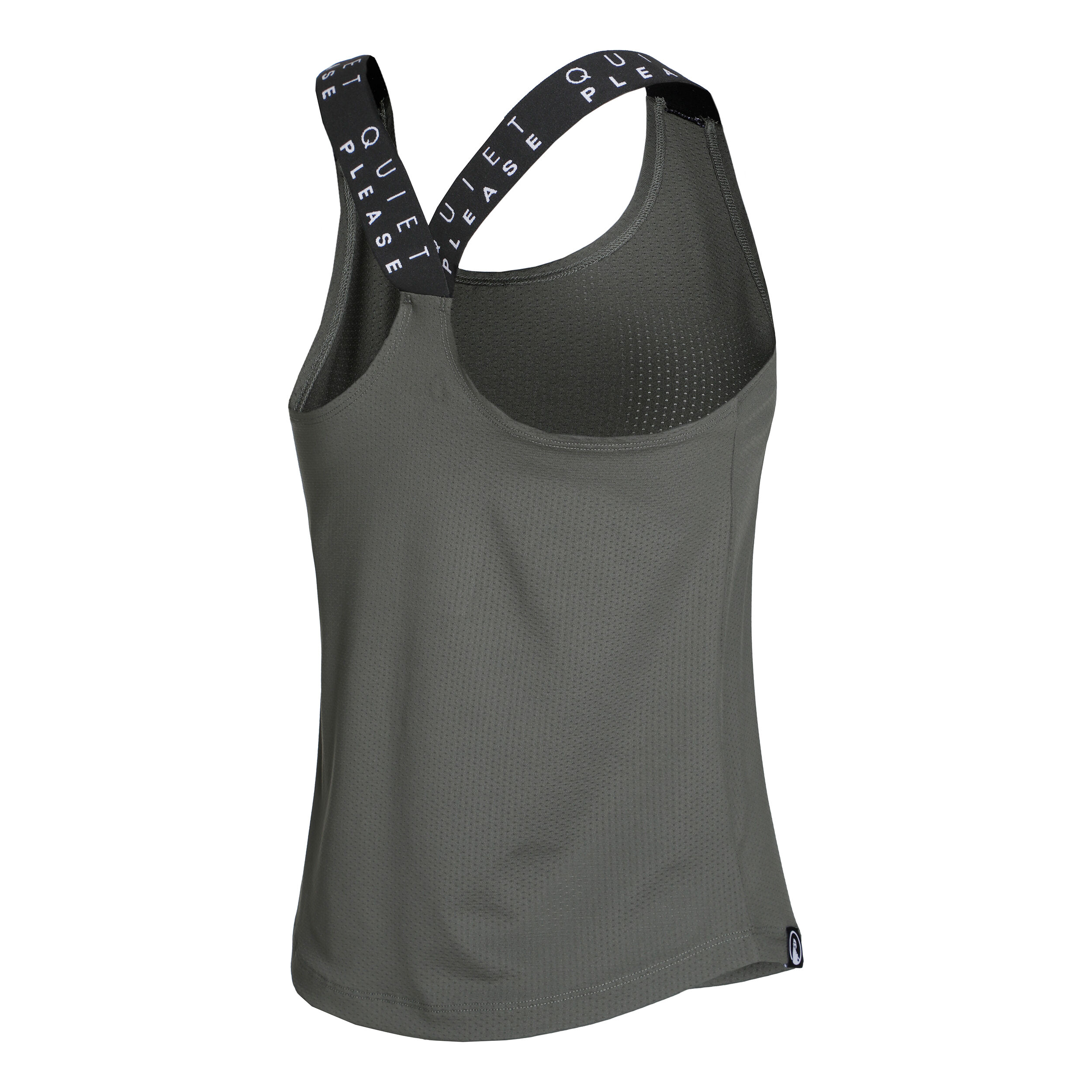 Serve & Volley Tank-Top Damen - Khaki, Schwarz