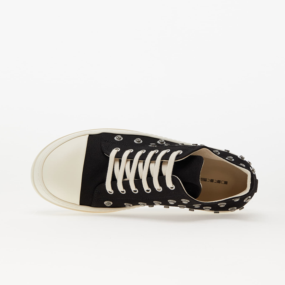 Rick Owens Denim Shoes Low Sneaks Milk DU02C5802 DOES2 911 / schwarz