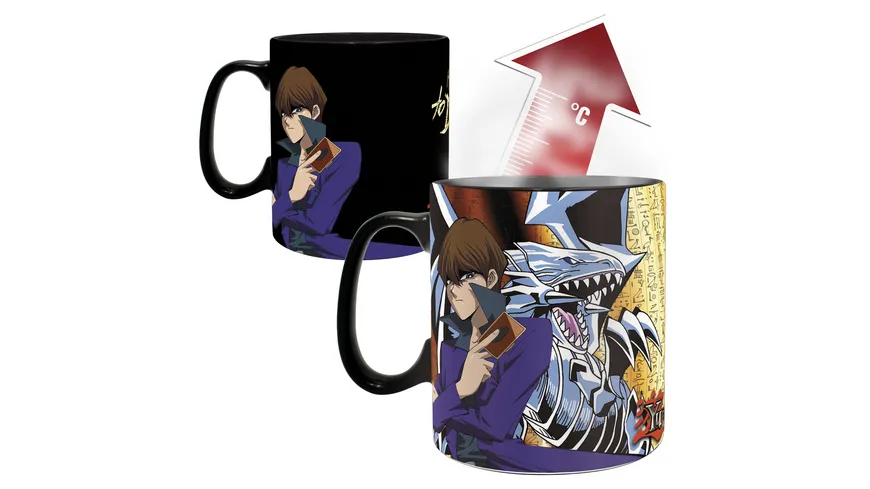 YU-GI-OH! Yugi vs Kaïba Thermoeffekt Tasse 460ml