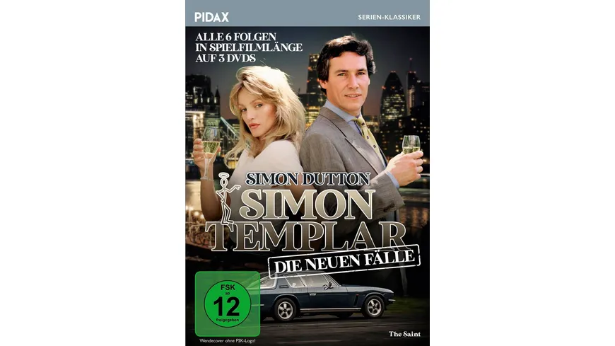 Simon Templar - Die neuen Fälle / Alle 6 Folgen in Spielfilmlänge (Pidax Serien-Klassiker)  [3 DVDs]