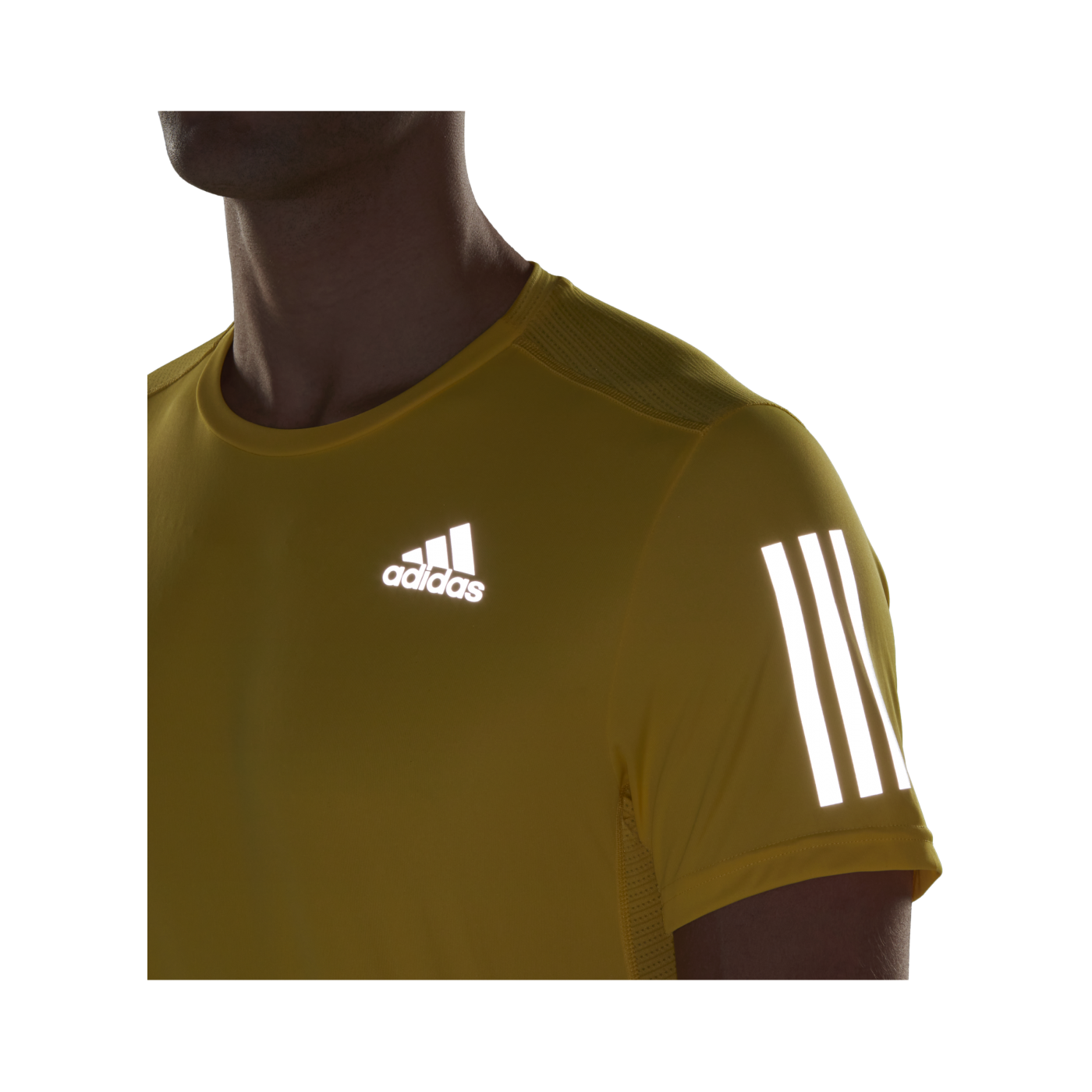 adidas OTR T-Shirt Running Gelb Silber