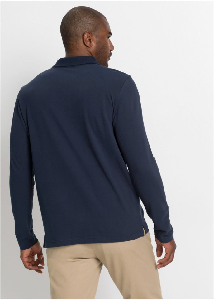 Poloshirt, Langarm