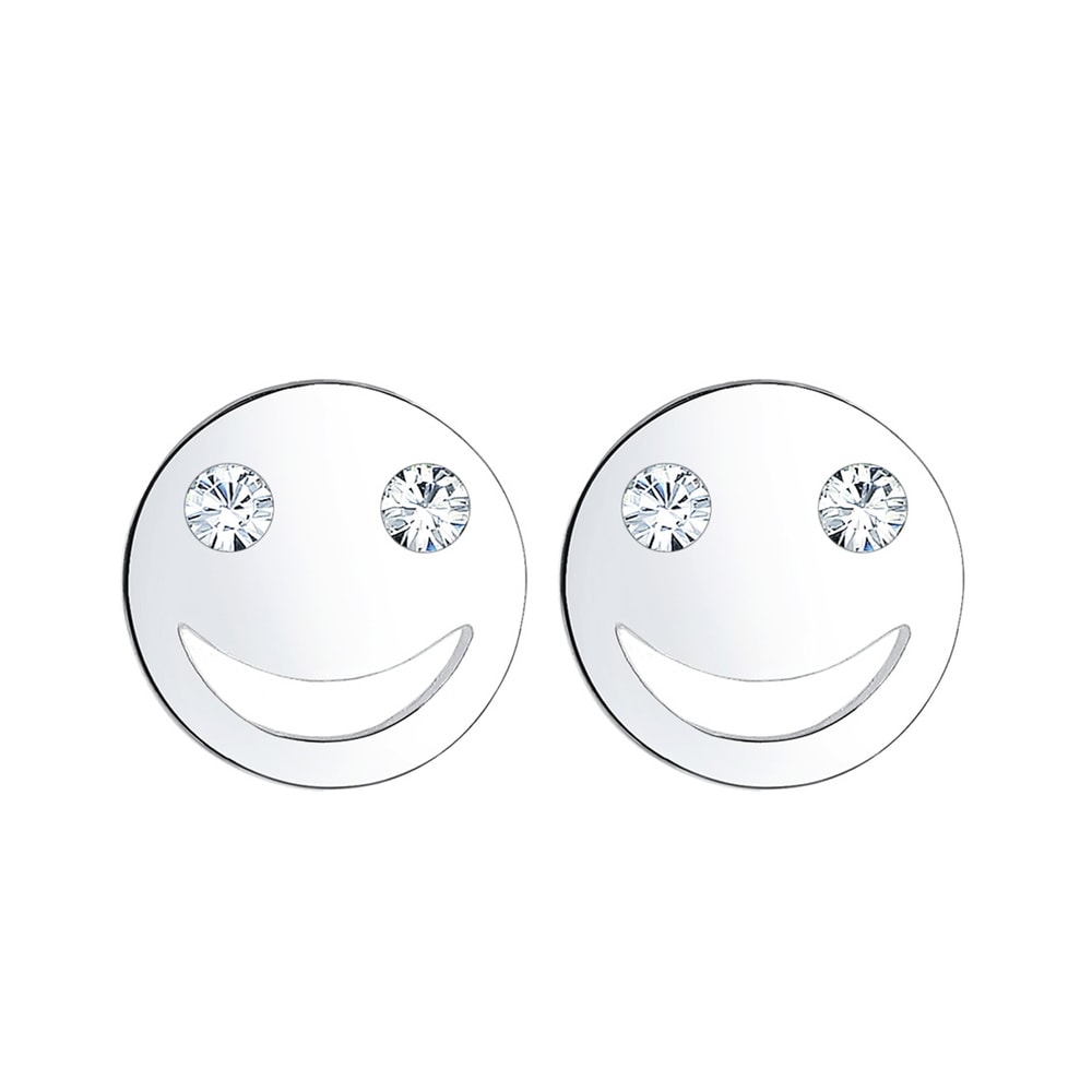 Elli Elli by Julie & Grace Boucles d'Oreilles Emoji Sourire Boucles d'Oreilles Femme - Boucles d'oreilles