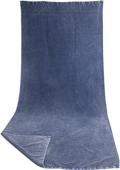 Kleinmann, Saunatuch, 85 x 200 cm, jeansblau meliert