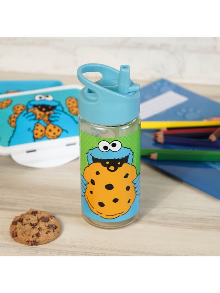 Geda Labels Trinkflasche Sesamstraße Krümelmonster in Blau - 450 ml günstig kaufen onesize