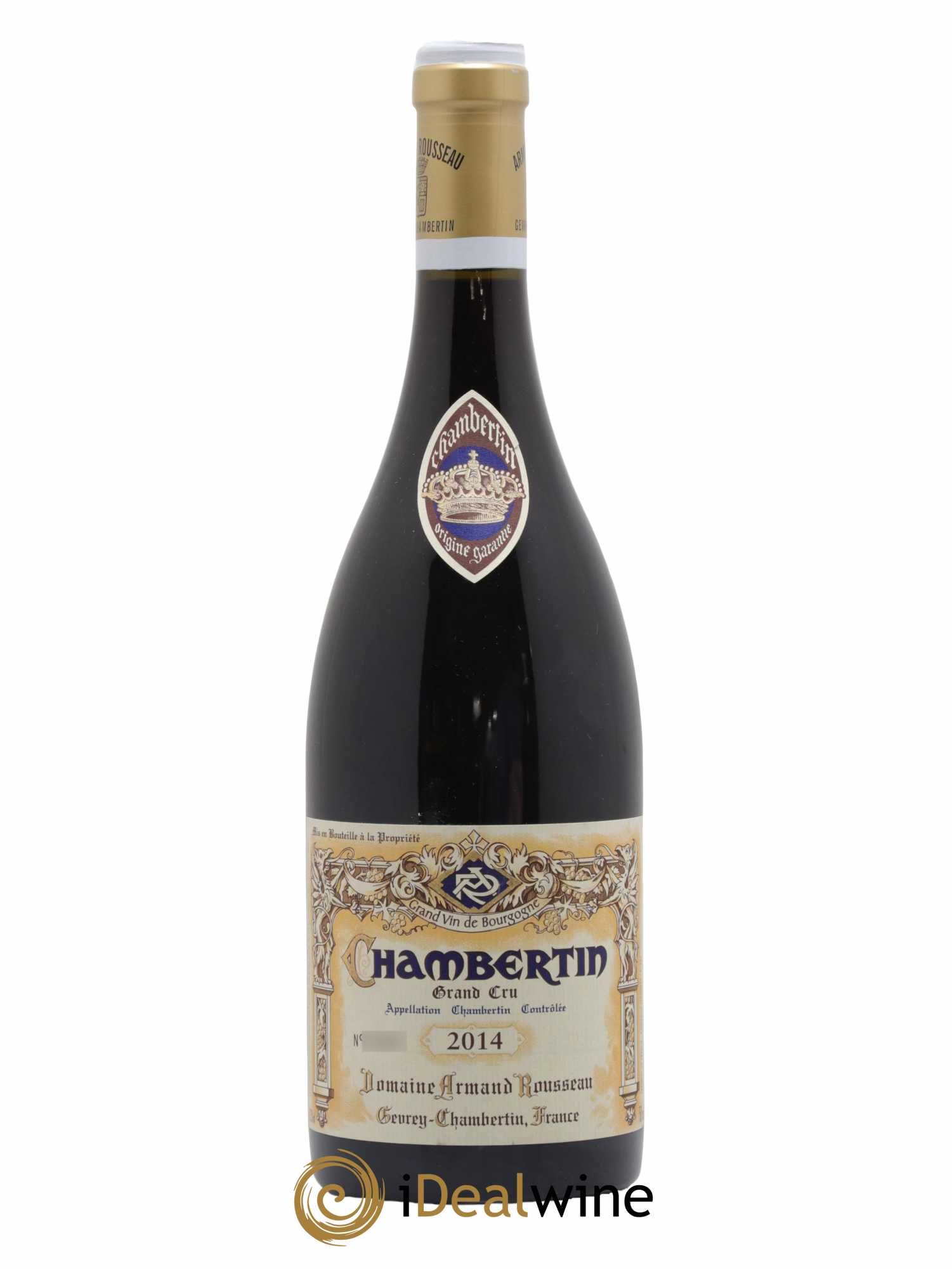 Chambertin Grand Cru Armand Rousseau (Domaine)  2014 - Lot de 1 Bouteille