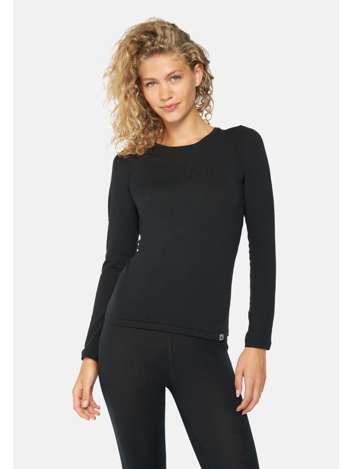 DANISH ENDURANCE Baselayer-Set Merino Baselayer in schwarz günstig kaufen