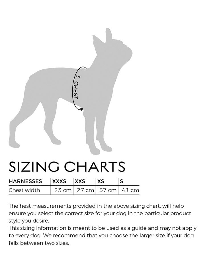 VOV & VUF Hundegeschirr in Schwarz - (L)50 cm günstig kaufen 50 cm
