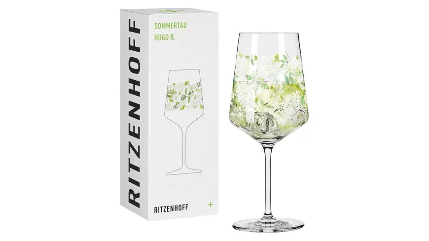 RITZENHOFF  Hugoglas Sommertau 012 Grün, Weiß