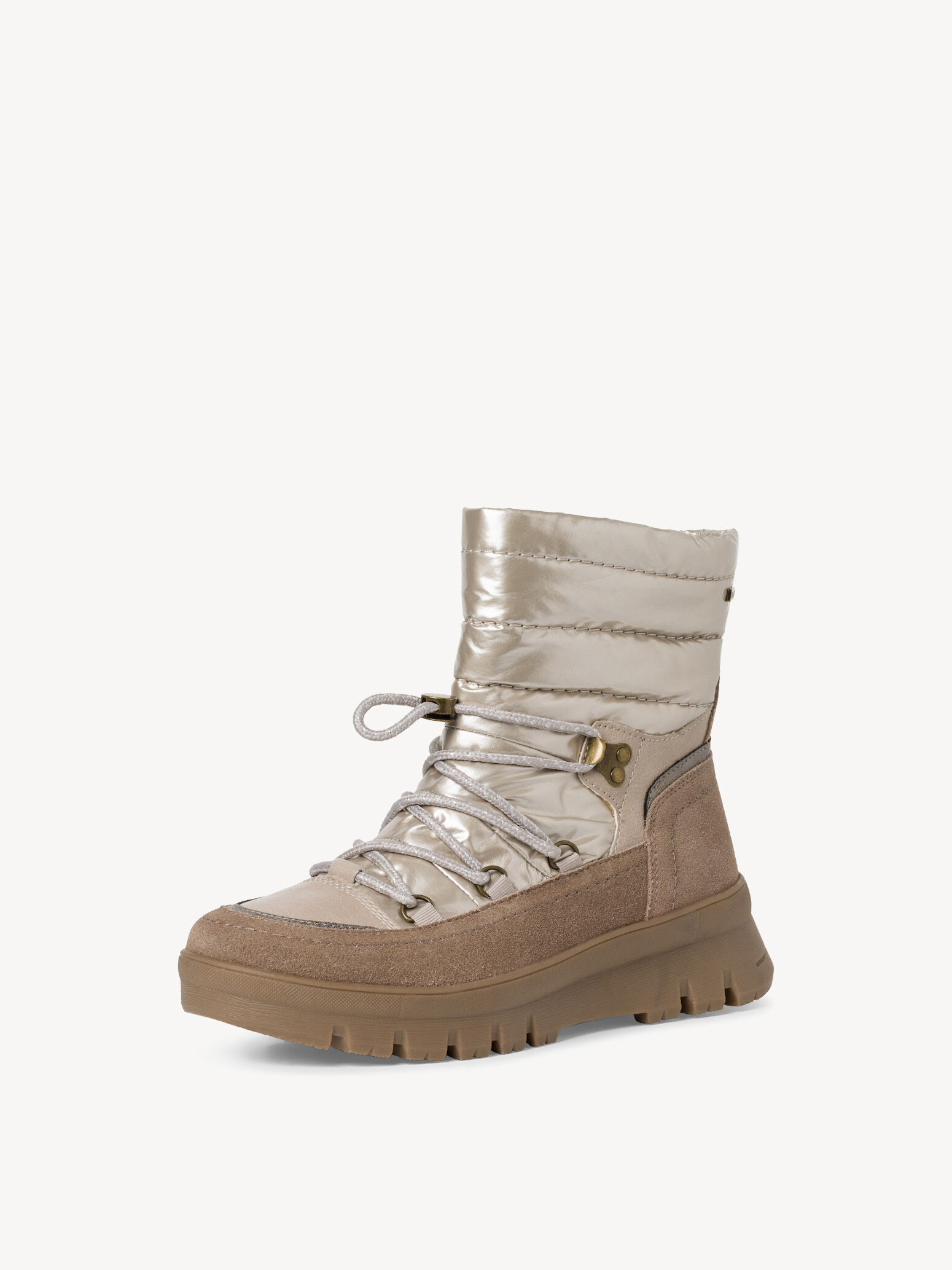 Bottine en cuir - marron