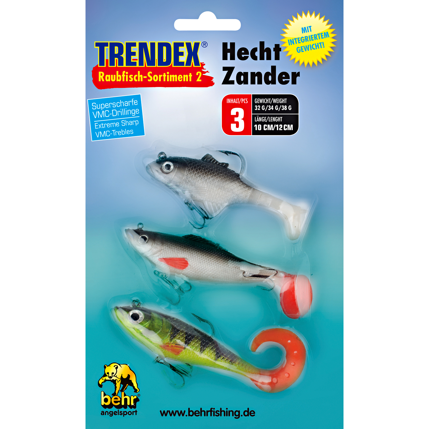 Trendex Raubfisch Jig-Sortiment 2 (Hecht/Zander)