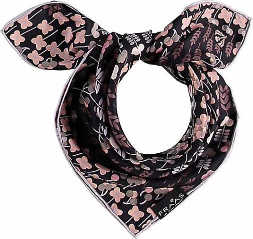 FRAAS Nickituch mit Floral-Print aus reiner Seide
