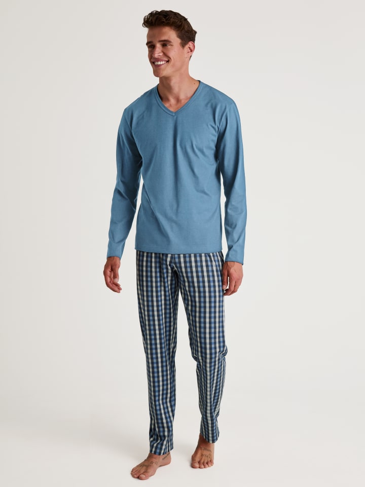 Calida Pyjama in coronet blue günstig kaufen