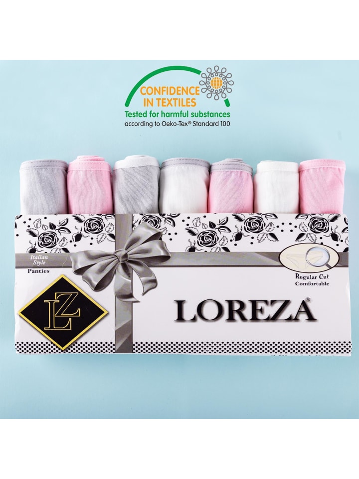 LOREZA 7er Set Slips - Katzen - Bunt günstig kaufen